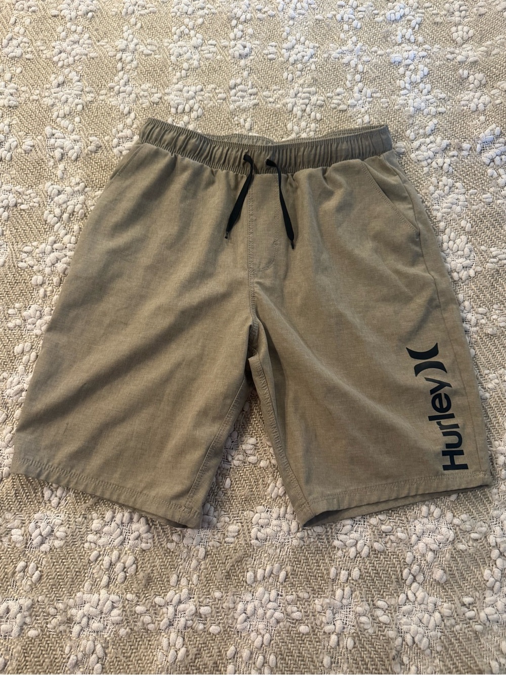 Hurley Boys H20-Dri Pull-On Shorts – Pebble Size 14/16)Surfer/Beach Style